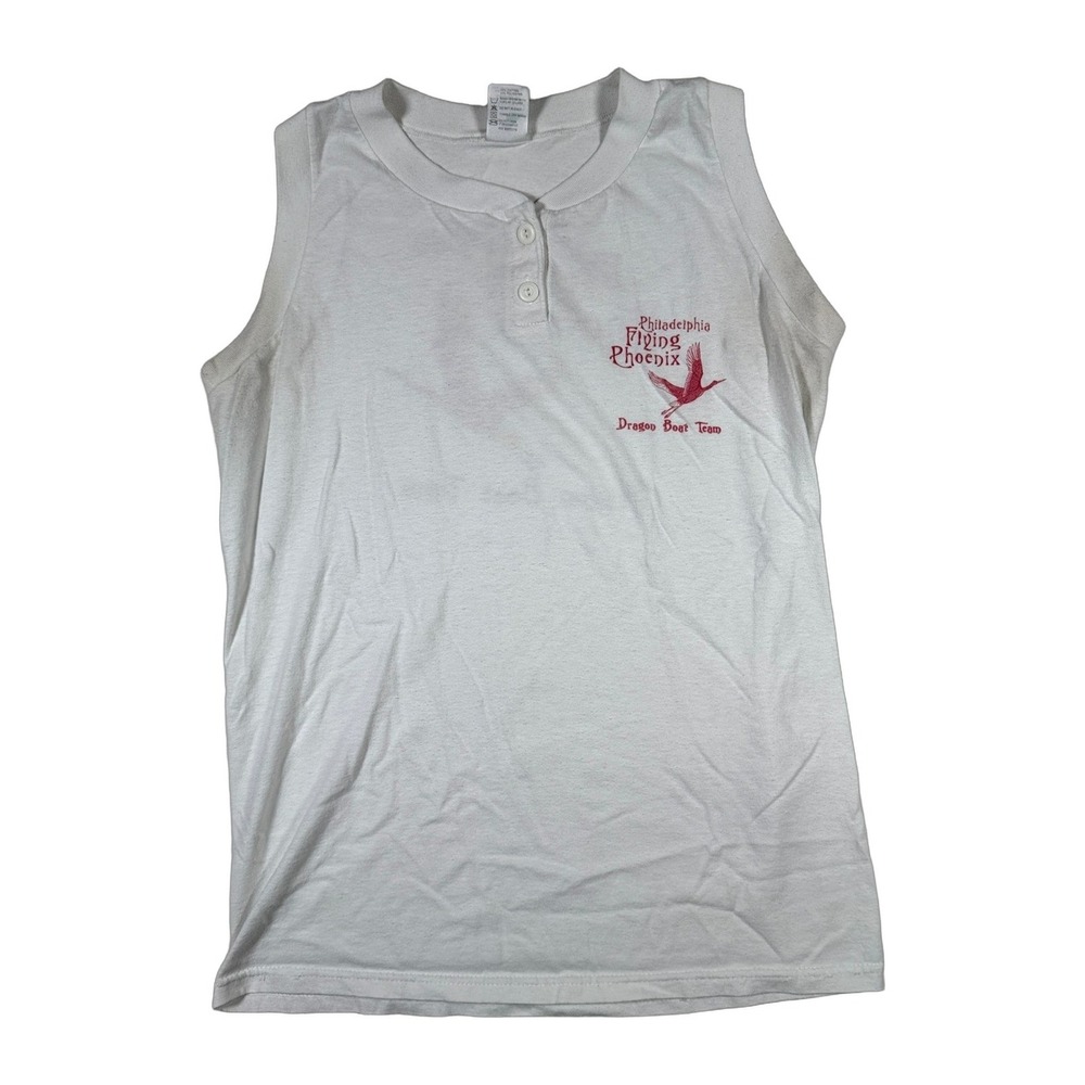 Augusta Sportswear Philadelphia Flying Phoenix Dragon Boat Team White Tank Top M